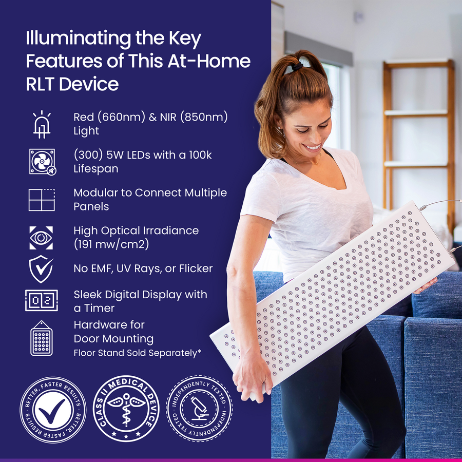 Optiglo OptiRed 1000 Red Light Therapy Near Infrared Panel